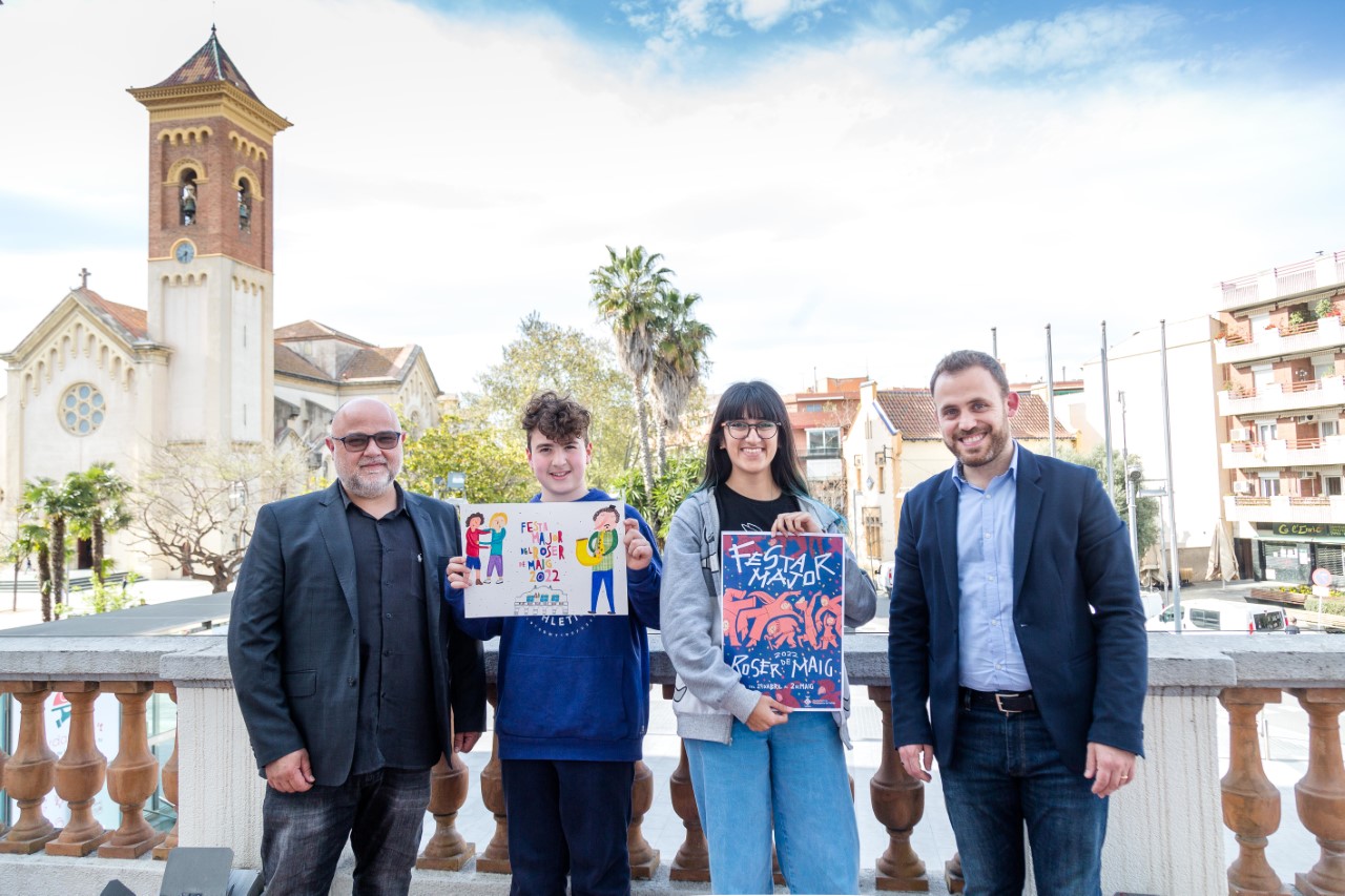 Núria Mañosa i Nicolás García, guanyen el concurs de cartell de Festa Major i d'imatge de les activitats infantils